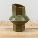 Small Oval Vase by BZippy in Analine Green