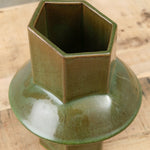 Analine Green Small Oval Vase by BZippy