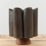 Tall Scallop Vase by BZippy in Iron Gate