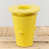 Wide Saucer Vase by BZippy in Gloss Yellow