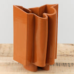 BZippy Wiggle Vase in Cinnamon