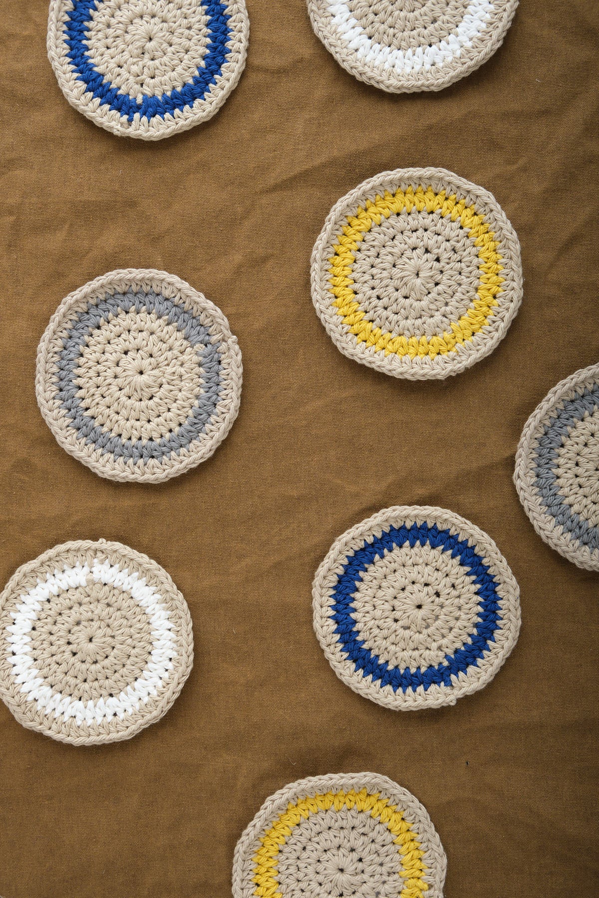 C Sik Cozy Hand-crocheted Coasters