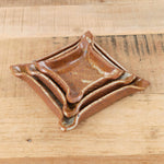 Cait Reas Art Ceramics Tray Set 020 in Red Stoneware / Set of 3