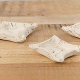 Cait Reas Art Ceramics Tray Set 020 in Unglazed Marble Stoneware / Set of 3