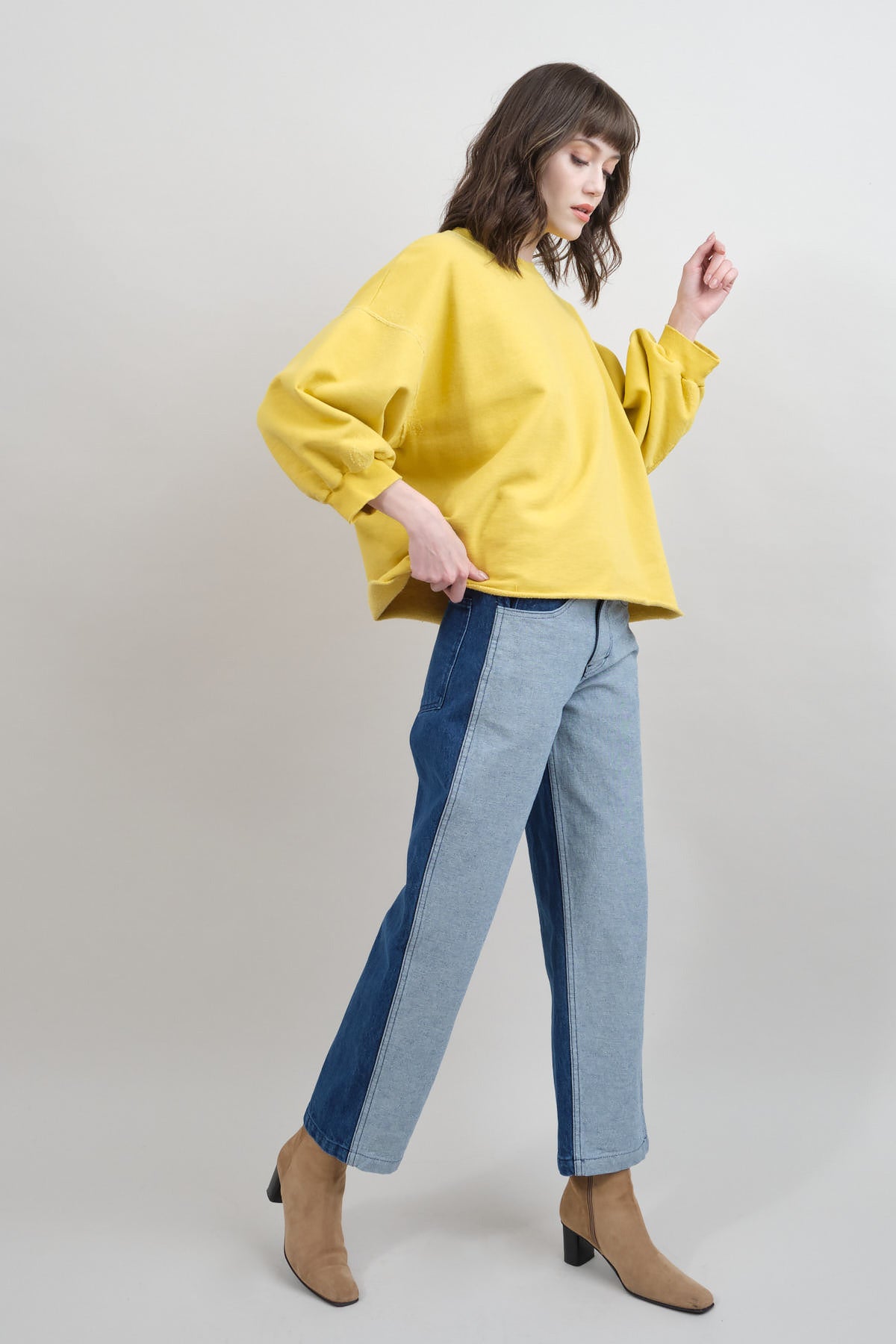 Carleen Wraparound Relaxed Jeans