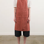 Charvet Editions Home Kitchen Aprons Doudou Apron in Brique Brique / 33.5" L X 30.75" W