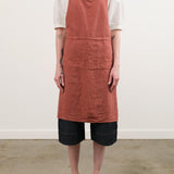 Charvet Editions Home Kitchen Aprons Doudou Apron in Brique Brique / 33.5" L X 30.75" W