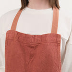Charvet Editions Home Kitchen Aprons Doudou Apron in Brique Brique / 33.5" L X 30.75" W