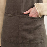 Charvet Editions Home Kitchen Aprons Doudou Apron in Oxyde Oxyde / 33.5" L X 30.75" W