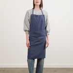 Charvet Editions Home Kitchen Aprons Doudou Apron in Indigo Indigo / 33.5" L X 30.75" W