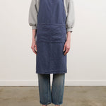 Charvet Editions Home Kitchen Aprons Doudou Apron in Indigo Indigo / 33.5" L X 30.75" W