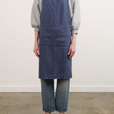 Charvet Editions Home Kitchen Aprons Doudou Apron in Indigo Indigo / 33.5" L X 30.75" W