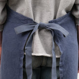 Charvet Editions Home Kitchen Aprons Doudou Apron in Indigo Indigo / 33.5" L X 30.75" W