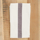 Charvet Editions Home Kitchen Towels Doudou Tea Towel White/Brown / 27.5" L X 18" W