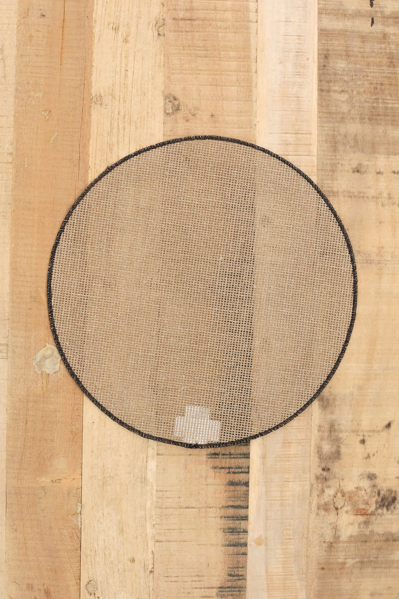 Charvet Editions Home Kitchen Placemats Round Quadrille Placemat Black / 15" Dia