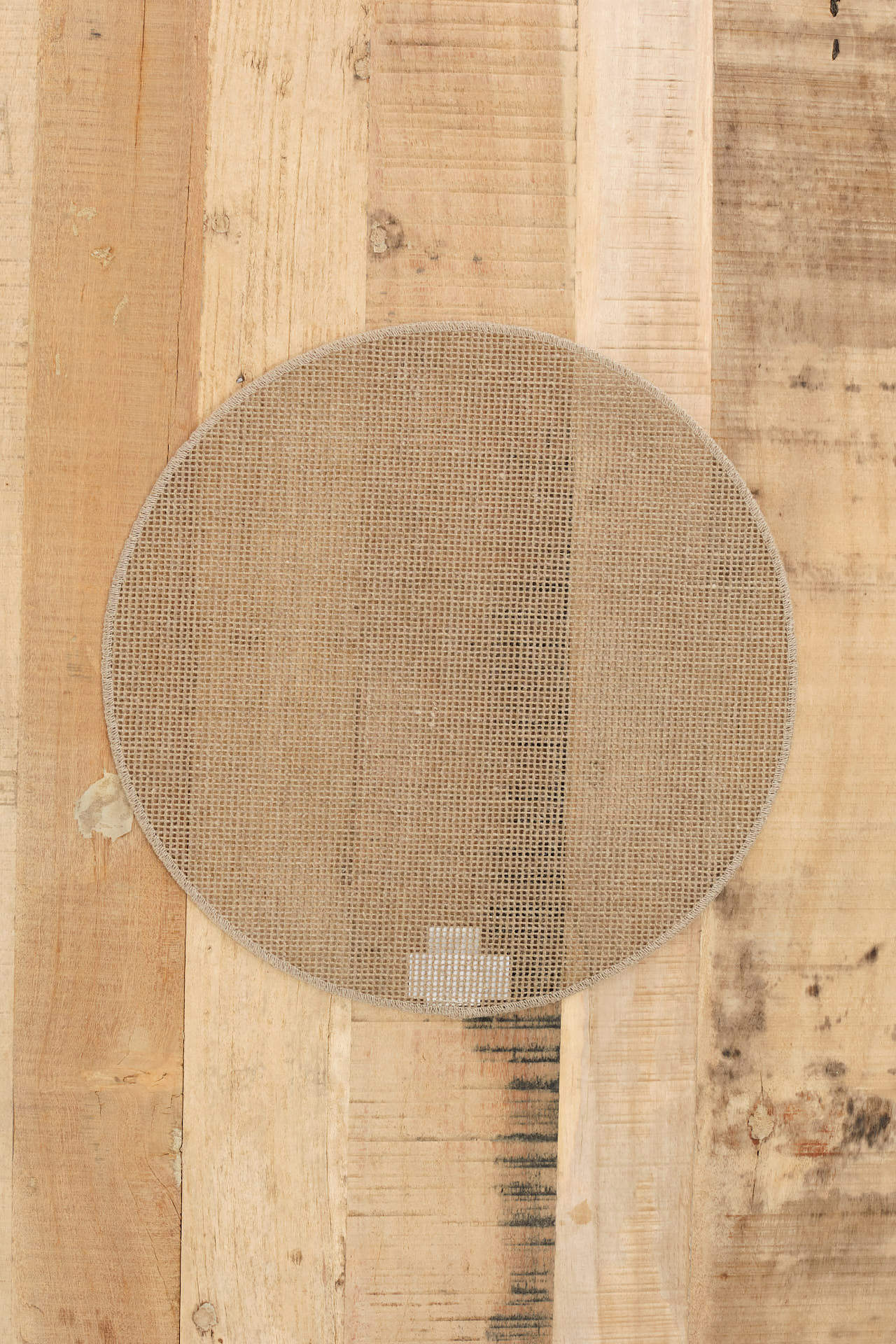 Charvet Editions Home Kitchen Placemats Round Quadrille Placemat Naturel / 15" Dia