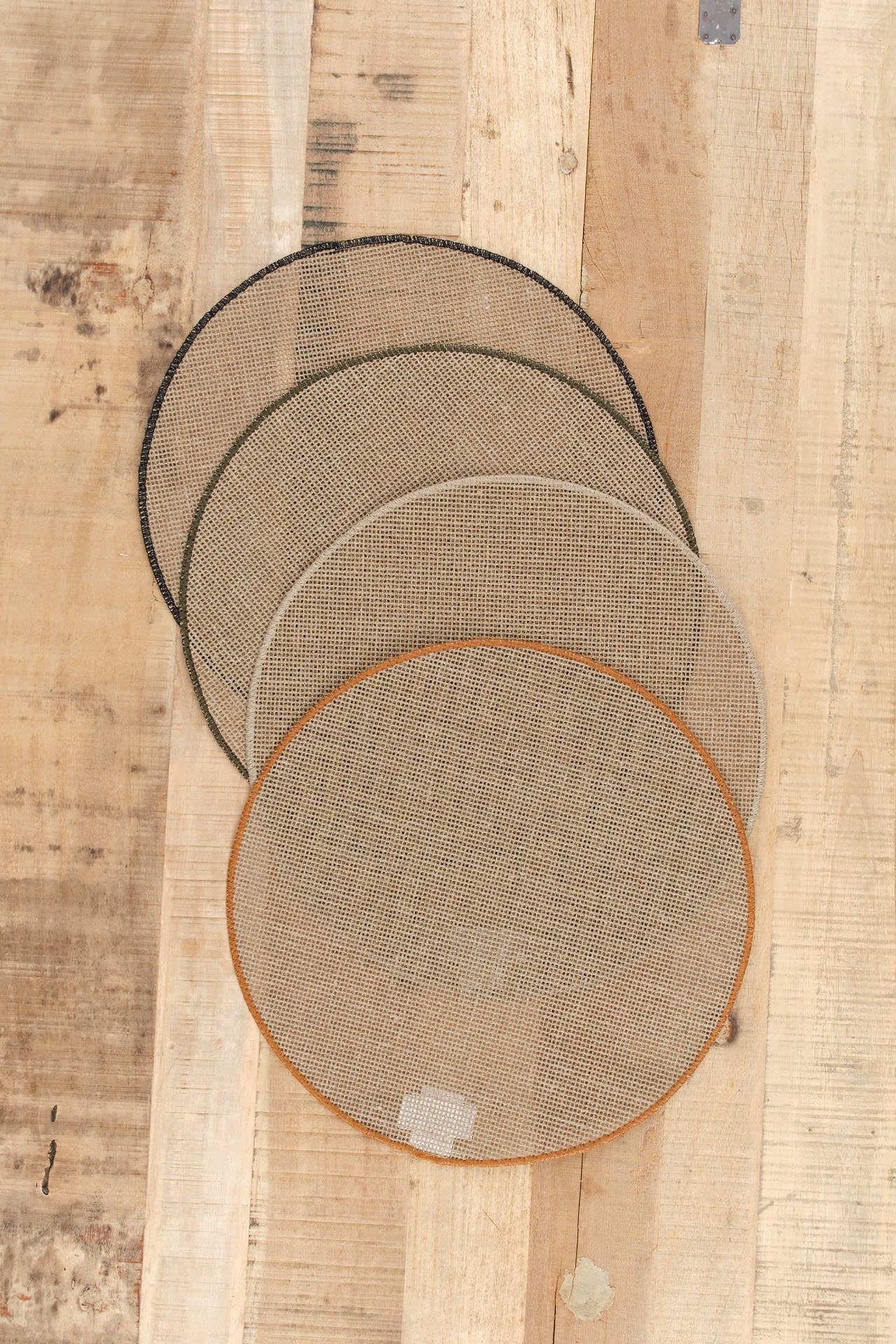 Charvet Editions Home Kitchen Placemats Round Quadrille Placemat