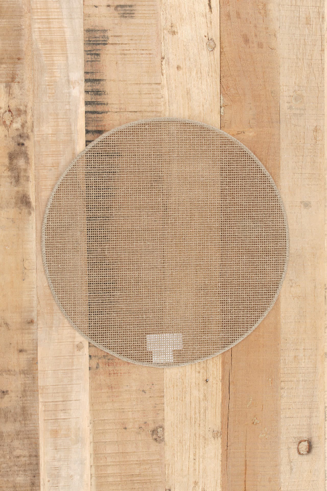 Charvet Editions Home Kitchen Placemats Round Quadrille Placemat Naturel / 15" Dia