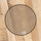 Charvet Editions Home Kitchen Placemats Round Quadrille Placemat Black / 15" Dia