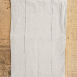 Charvet Editions Home Tablecloths Rythmo Tablecloth in Lin/Noir Lin/Noir / 71" L X 90" W