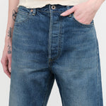 Medium Wash 12 oz Selvedge Denim Monroe Cut by Mt. Washington Pottery