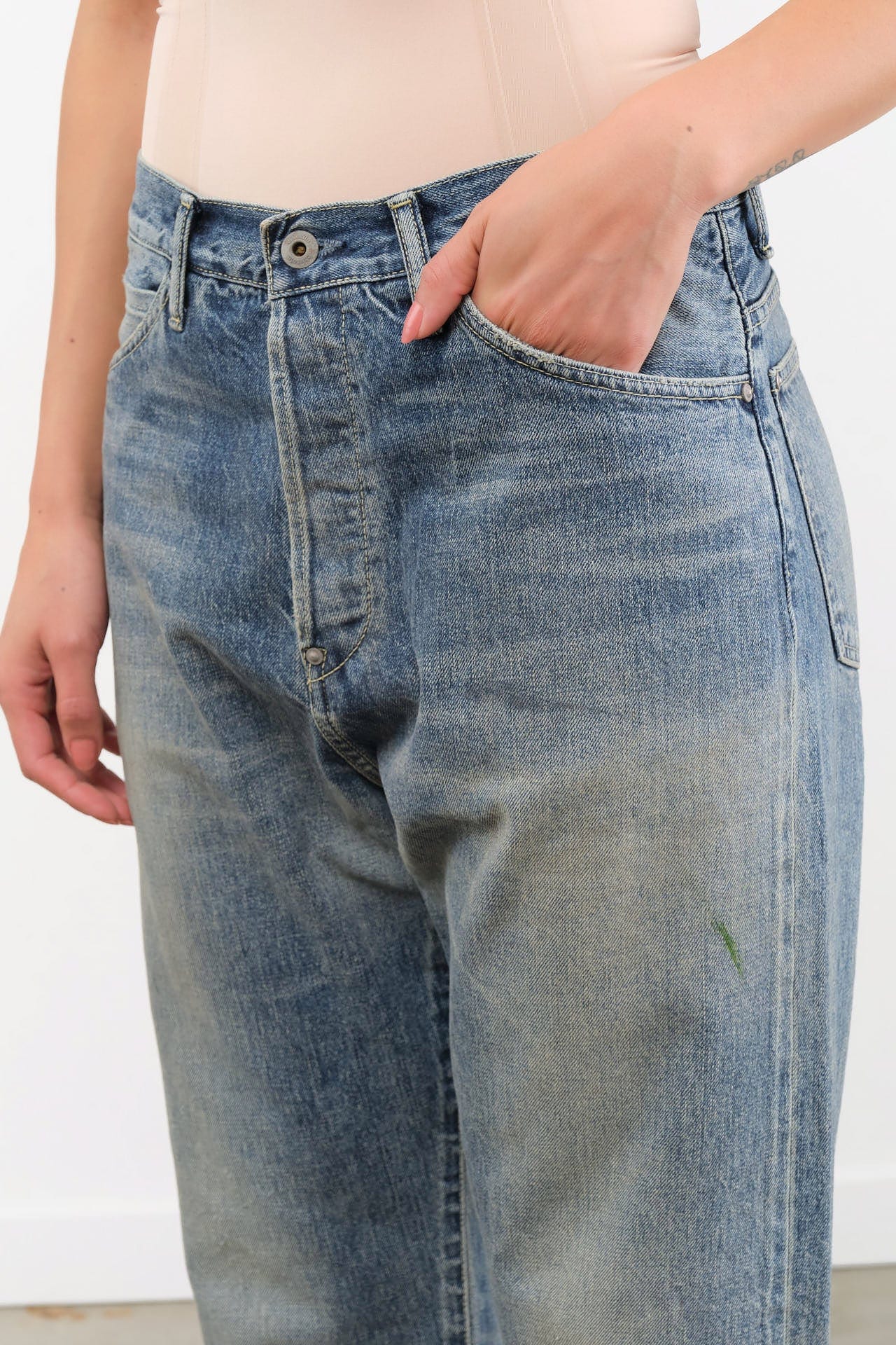 Chimala Apparel Womens Denim 13.5 oz Selvedge Denim Baggy Cut