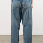 Chimala Apparel Womens Denim 13 oz Selvedge Denim Ranch Pants in Work Light Blue