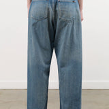 Chimala Apparel Womens Denim 13 oz Selvedge Denim Ranch Pants in Work Light Blue