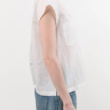 Chimala Apparel Womens Blouses Dobby Short Sleeve Shirt