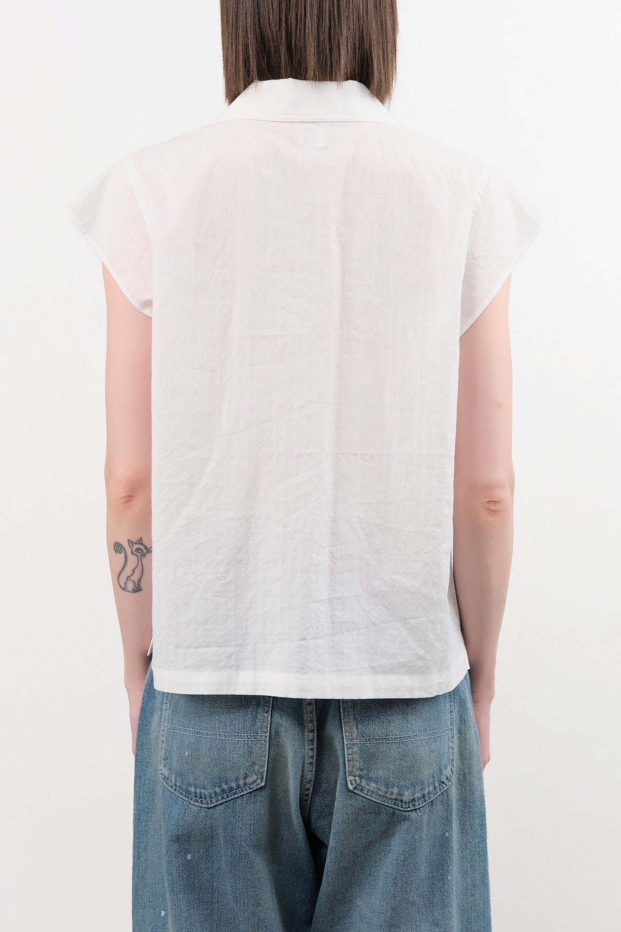 Chimala Apparel Womens Blouses Dobby Short Sleeve Shirt