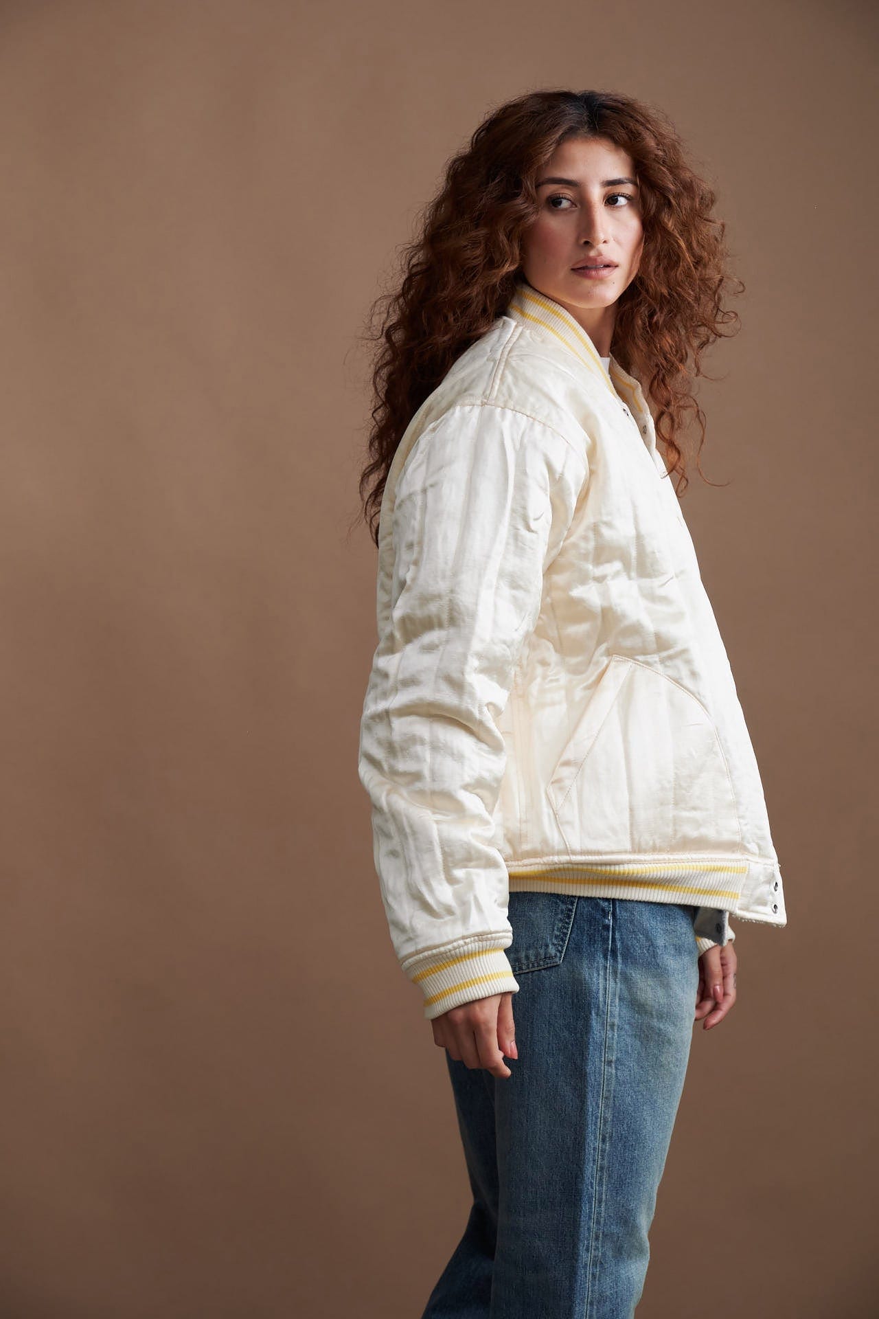 Chimala Apparel Womens Jackets Fleece Lined Rib Sport Jacket