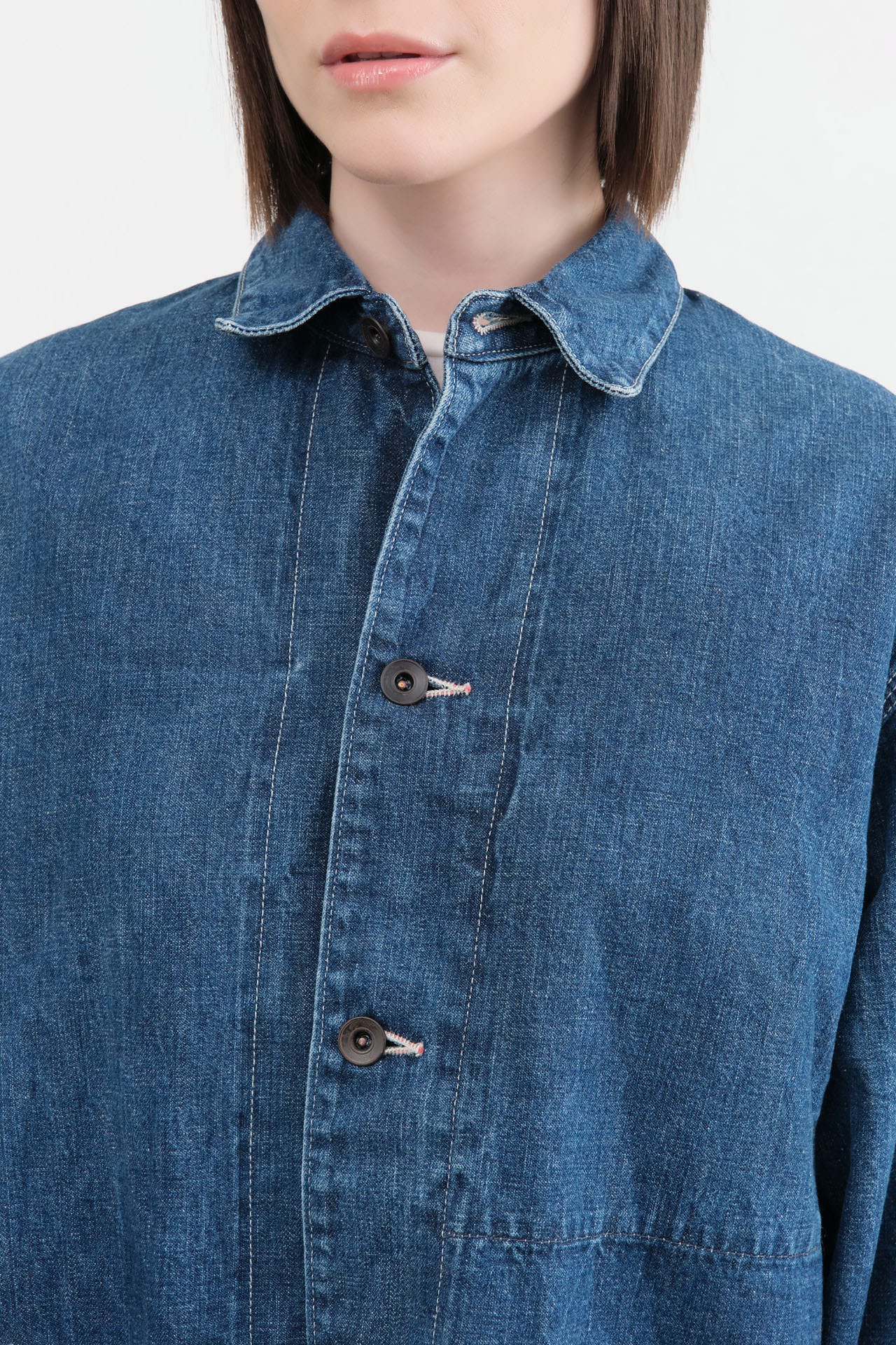 Chimala Apparel Womens Jackets Unisex 11 oz Selvedge Denim Chore Jacket