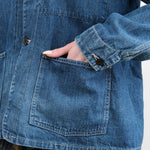 Chimala Apparel Womens Jackets Unisex 11 oz Selvedge Denim Chore Jacket