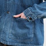 Chimala Apparel Womens Jackets Unisex 11 oz Selvedge Denim Chore Jacket