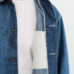 Chimala Apparel Womens Jackets Unisex 11 oz Selvedge Denim Chore Jacket