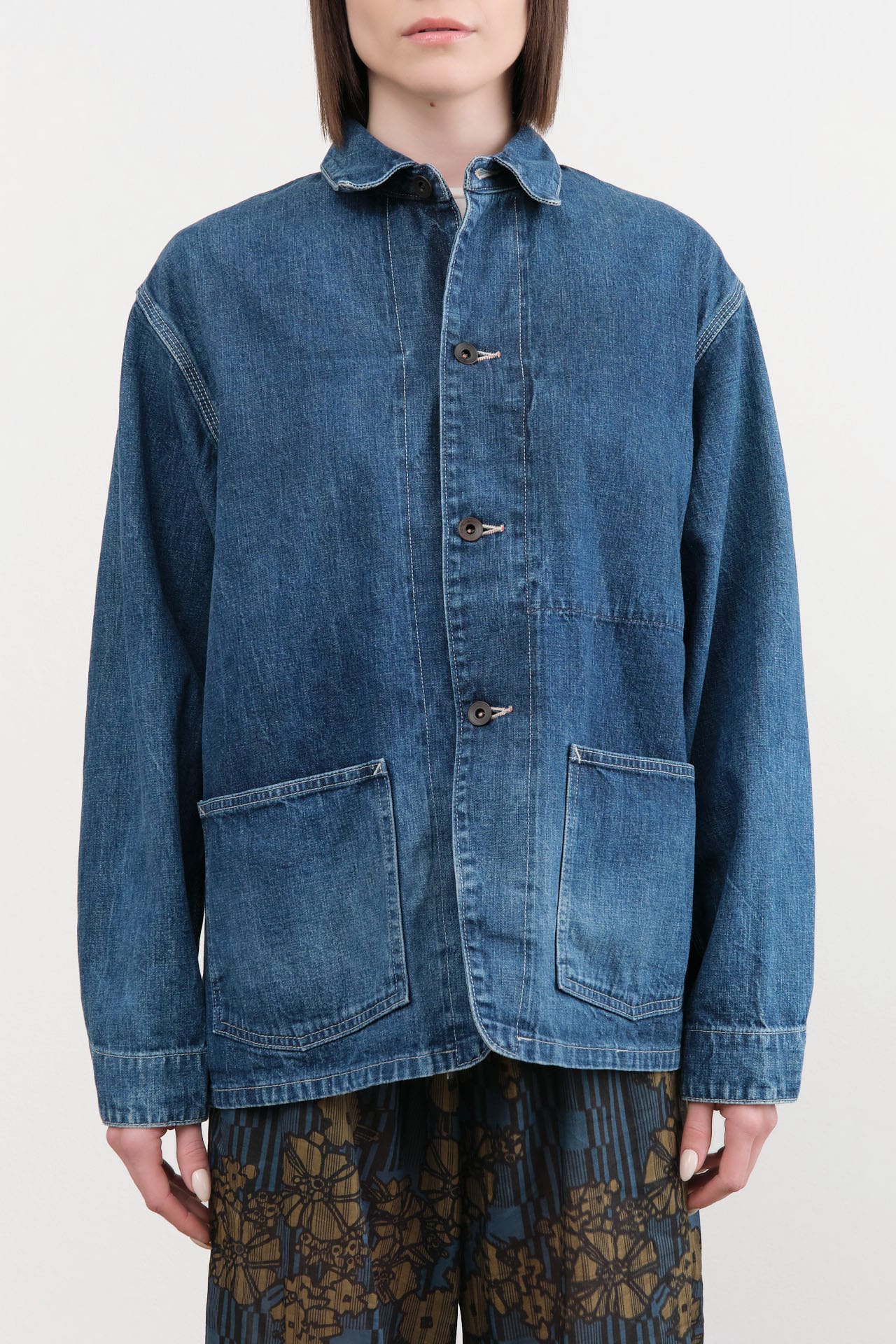 Chimala Apparel Womens Jackets Unisex 11 oz Selvedge Denim Chore Jacket