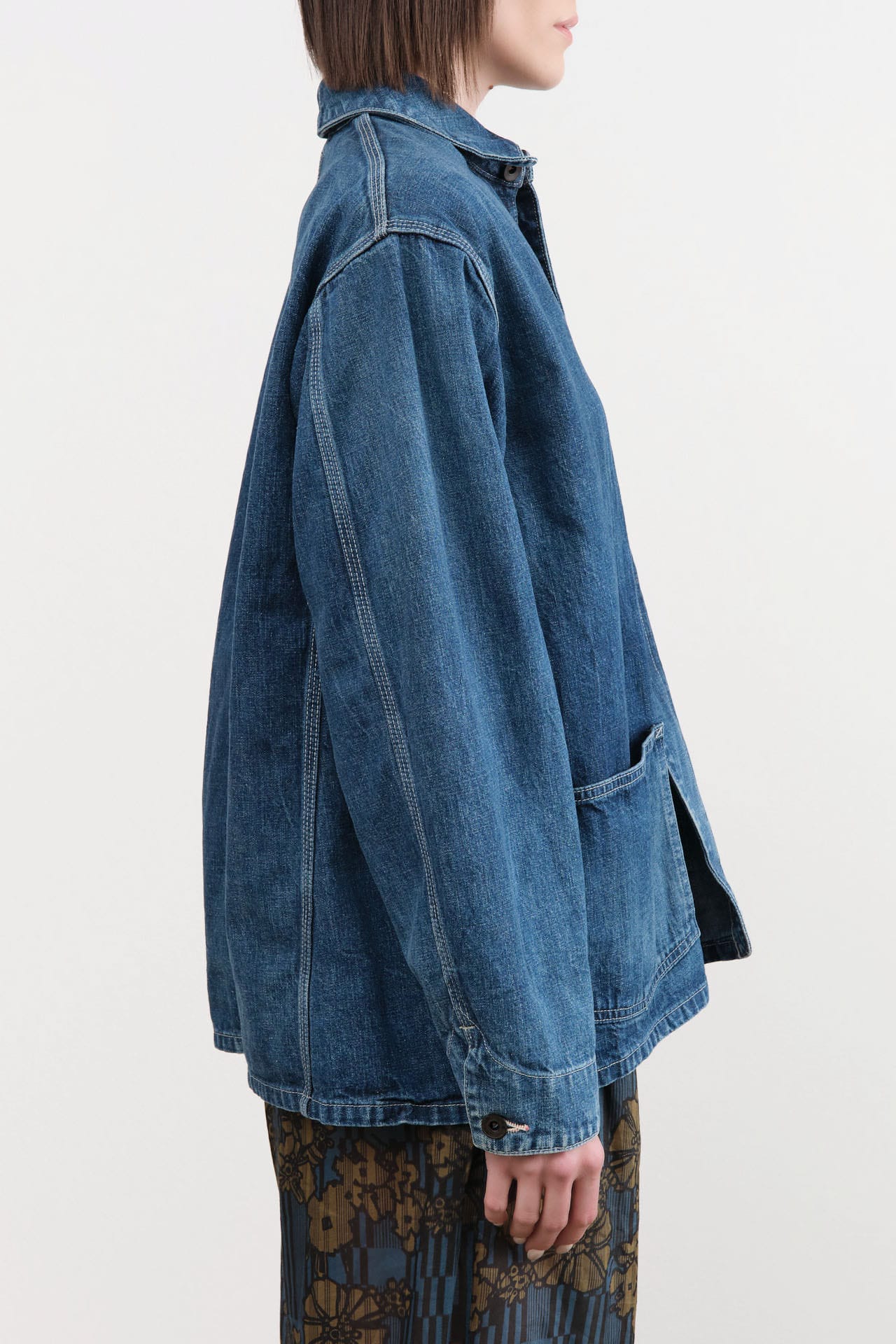 Chimala Apparel Womens Jackets Unisex 11 oz Selvedge Denim Chore Jacket