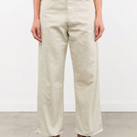 Chimala Apparel Womens Denim Unisex 12 oz W Width Denim Adjustable Waist in Ivory