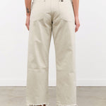 Chimala Apparel Womens Denim Unisex 12 oz W Width Denim Adjustable Waist in Ivory