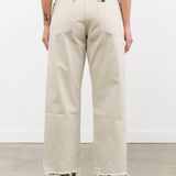 Chimala Apparel Womens Denim Unisex 12 oz W Width Denim Adjustable Waist in Ivory