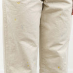 Chimala Apparel Womens Denim Unisex 12 oz W Width Denim Adjustable Waist in Ivory