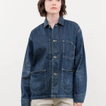 Chimala Apparel Womens Jackets Unisex Amoskeag Selvedge Denim Chore Jacket
