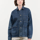 Chimala Apparel Womens Jackets Unisex Amoskeag Selvedge Denim Chore Jacket