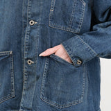 Chimala Apparel Womens Jackets Unisex Amoskeag Selvedge Denim Chore Jacket