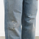 Chimala Apparel Womens Denim Unisex Army Style Denim Trousers