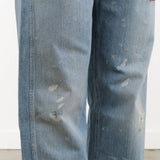 Chimala Apparel Womens Denim Unisex Army Style Denim Trousers