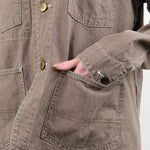 Chimala Apparel Womens Jackets Unisex Denim Short Chore Jacket