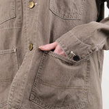 Chimala Apparel Womens Jackets Unisex Denim Short Chore Jacket
