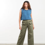 Chimala Apparel Womens Pants Unisex Herringbone Twill Trousers Khaki Green / 26