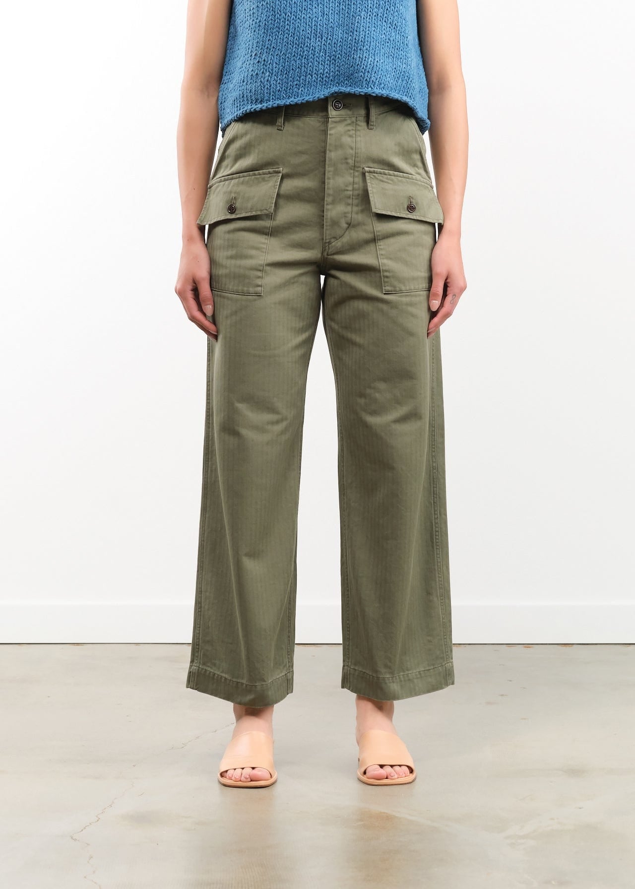 Chimala Apparel Womens Pants Unisex Herringbone Twill Trousers